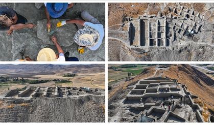 Savaşlarda kullanılan sapan taşları bulundu