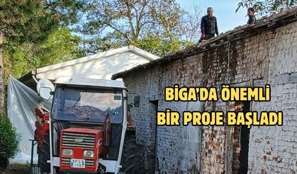 Biga’da önemli bir proje başladı