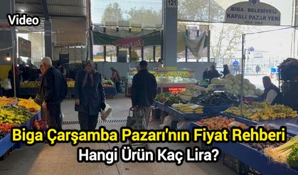 Biga Çarşamba Pazarı'nın Fiyat Rehberi: Hangi Ürün Kaç Lira?