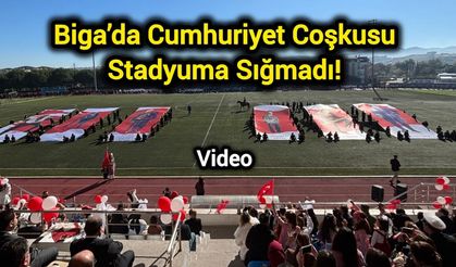 Biga’da Cumhuriyet Coşkusu Stadyuma Sığmadı!