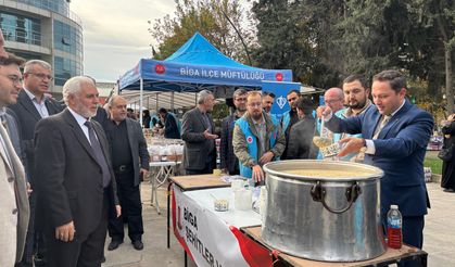 Biga’dan Gazze’ye umut taşıyan kermes açıldı