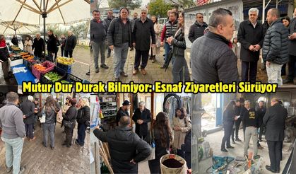 Mutur Dur Durak Bilmiyor: Esnaf Ziyaretleri Sürüyor