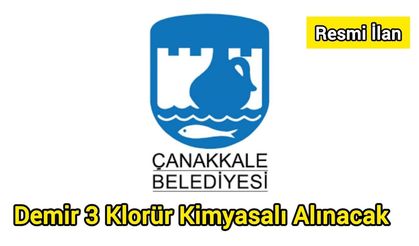 Demir 3 Klorür Kimyasalı Alınacak