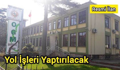 Yol İşleri Yaptırılacak