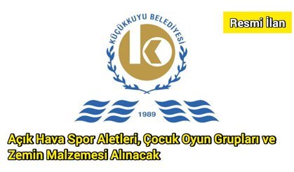 Açık Hava Spor Aletleri, Çocuk Oyun Grupları ve Zemin Malzemesi Alınacak