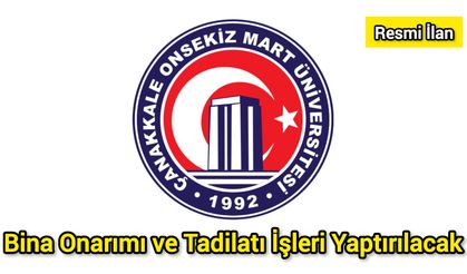 Bina Onarımı ve Tadilatı İşleri Yaptırılacak