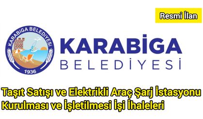 Taşıt Satışı ve Elektrikli Araç Şarj İstasyonu Kurulması ve İşletilmesi İşi İhaleleri