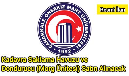 Kadavra Saklama Havuzu ve Dondurucu (Morg Ünitesi) Satın Alınacak