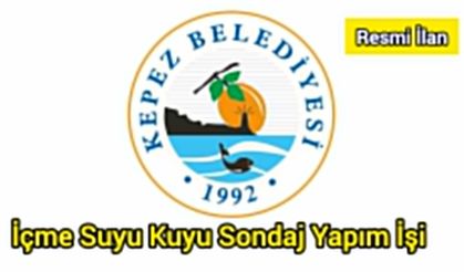 İçme Suyu Kuyu Sondaj Yapım İşi