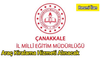 Araç Kiralama Hizmeti Alınacak