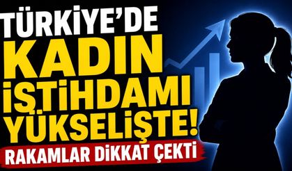 Türkiye'de kadın istihdamı yükselişte! Rakamlar dikkat çekti