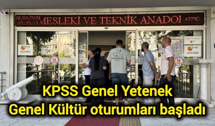 KPSS Genel Yetenek-Genel Kültür oturumları başladı