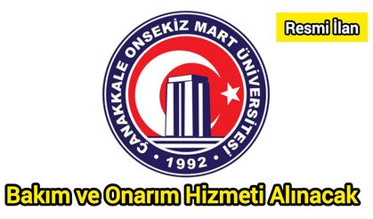 Bakım ve Onarım Hizmeti Alınacak