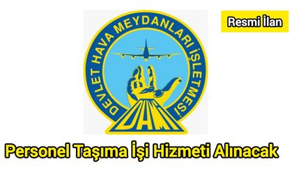 Personel Taşıma İşi Hizmeti Alınacak