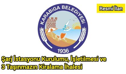 Şarj İstasyonu Kurulumu, İşletilmesi ve 3 Taşınmazın Kiralama İhalesi