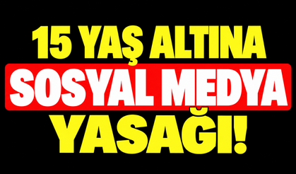15 yaş altına sosyal medya yasağı!