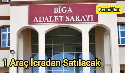 1 Araç İcradan Satılacak