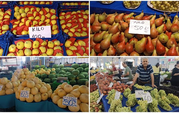 Biga’da yerli sebzeler çıktı pazarda fiyatlar düştü!