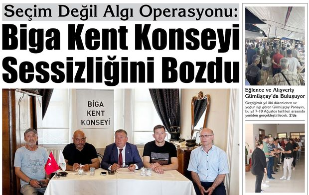 Çanakkale Biga'nın Sesi Gazetesi 10 Haziran 2025 Salı