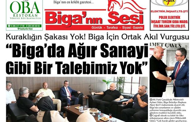 Çanakkale Biga'nın Sesi Gazetesi 4 Temmuz 2025