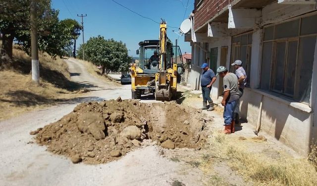 Biga’nın o köyünde su sorunu çözülüyor