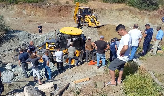 Su kuyusunda çalışırken göçük altında kalan kişi hayatını kaybetti