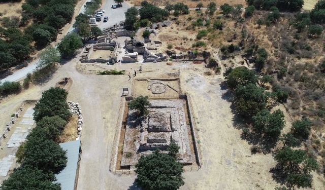 Çanakkale'de 1850 yıllık 12 köşeli yapı, artırılmış gerçeklikle gezilebiliyor