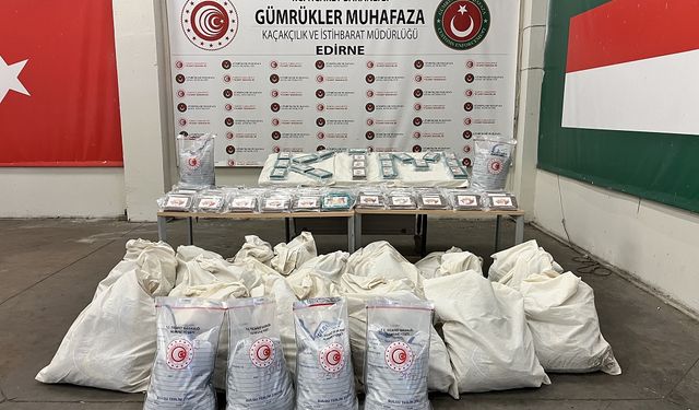 İki tırda 120 kilogram kokain ile 178 kilogram esrar ele geçirildi