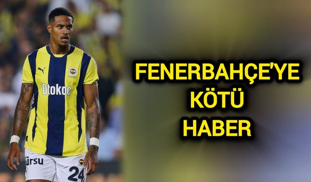 Fenerbahçe'ye Kötü Haber: Osterwolde Sakatlandı