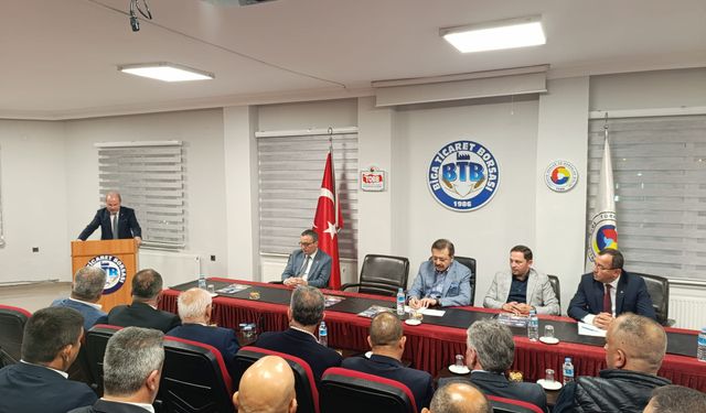 TOBB Başkanı Hisarcıklıoğlu Çanakkale Biga'da