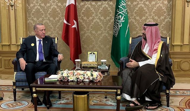 Cumhurbaşkanı Erdoğan, Suudi Arabistan Veliaht Prensi Muhammed bin Selman ile görüştü