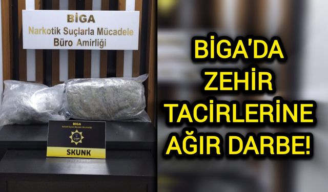 Biga’da Narkotik Operasyonu: Zehir Tacirlerine Ağır Darbe!