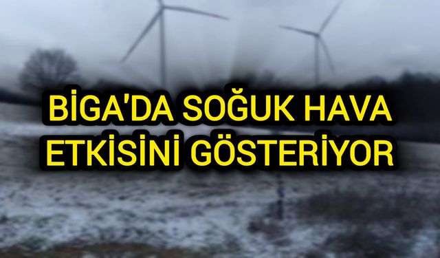 Biga'da Soğuk Hava Etkisini Gösteriyor: 5 Günlük Hava Durumu Tahmini