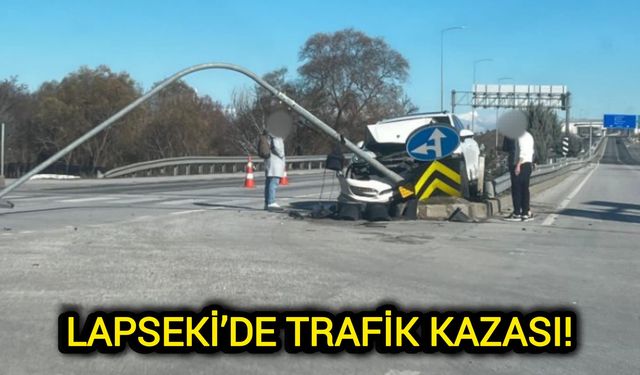 Çanakkale Lapseki’de Trafik Kazası!