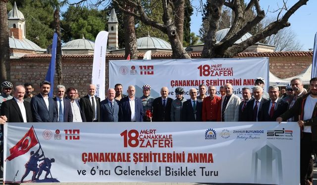 Kocaeli'den yola çıkan bisikletliler, şehitler anısına Çanakkale'ye pedal çevirecek