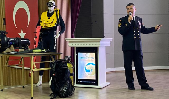 Llise öğrencilerine "Mavi Vatan"ın önemi anlatıldı