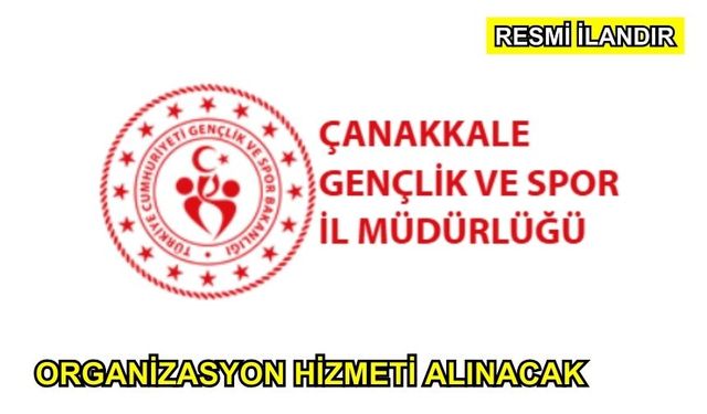 Organizasyon Hizmeti Alınacak