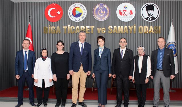 Biga TSO'da Dilay Şen Bitirim genel sekreter olarak göreve başladı