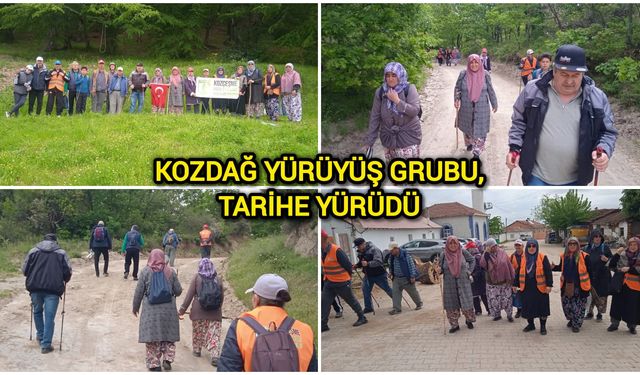 KOZDAĞ Yürüyüş Grubu, Arabakonağı'ndan Tarihe Yürüdü
