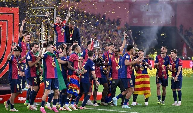 İspanya'da Kral Kupası'nın sahibi Barça oldu