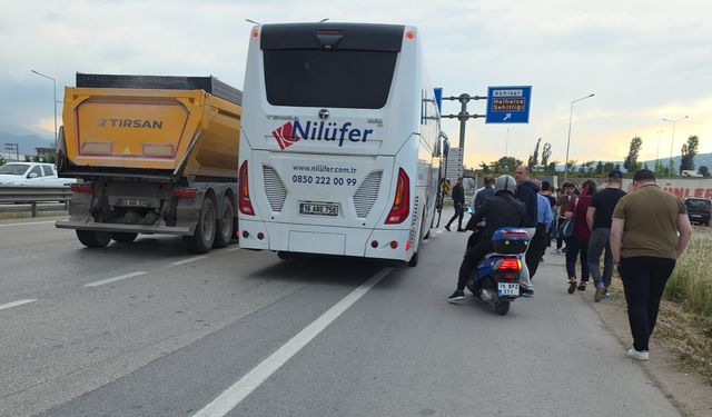 Yolcu otobüsünün çarptığı yaya hayatını kaybetti