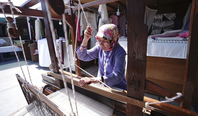 "7. Etnospor Kültür Festivali"ndeki stantlar kültürel mirası yaşatıyor
