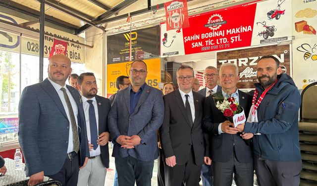 İsmet Güneşhan ve Alper Şen’den Adaspor’a destek ziyareti