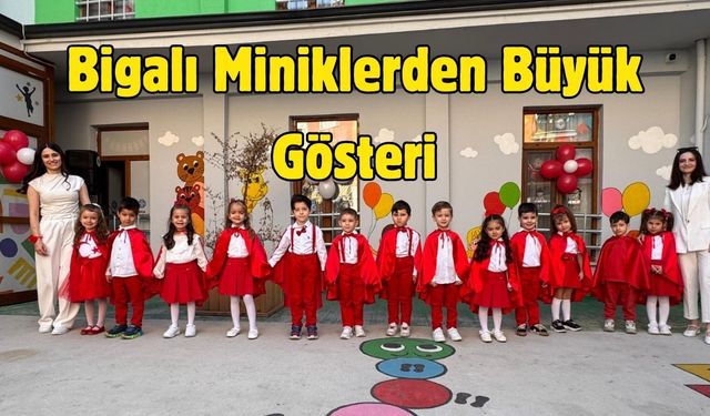 Bigalı Miniklerden Büyük Gösteri