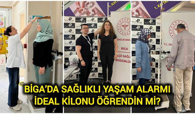 Biga’da Sağlıklı Yaşam Alarmı: İdeal Kilonu Öğrendin mi?