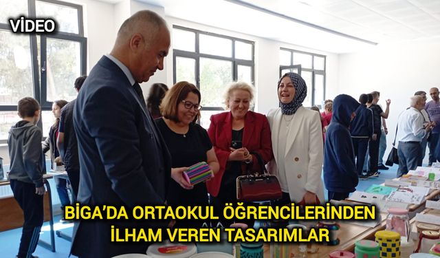 Biga’da Ortaokul Öğrencilerinden İlham Veren Tasarımlar