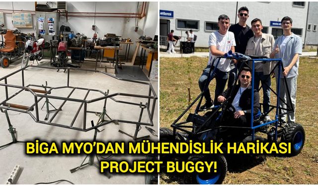 Project Buggy Yola Çıktı: Biga MYO Öğrencilerinden Göz Dolduran Otomotiv Projesi!