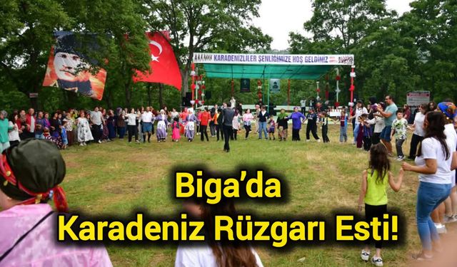 Çanakkale Biga’da Karadeniz Rüzgarı Esti!