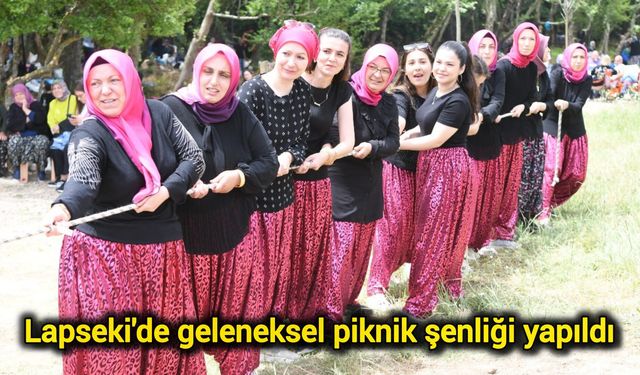 Çanakkale Lapseki'de geleneksel piknik şenliği yapıldı