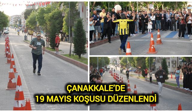 Çanakkale’de 19 Mayıs koşusu düzenlendi